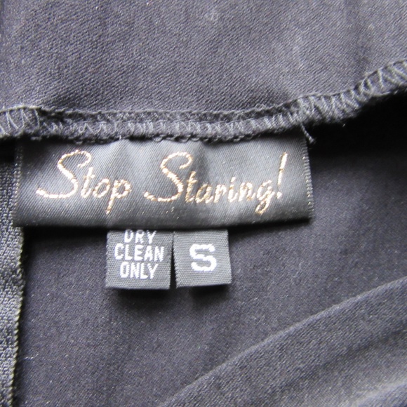 Stop Staring Black A-line Dress Size S - Picture 7 of 7